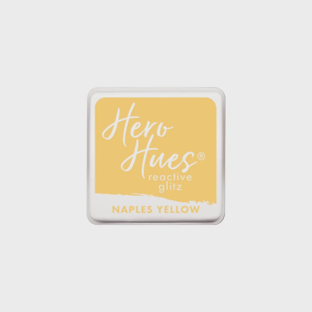 H A NAPLES YELLOW GLITZ INK PAD