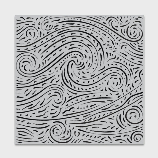 H A CLING STARRY NIGHT 6X6 STAMP