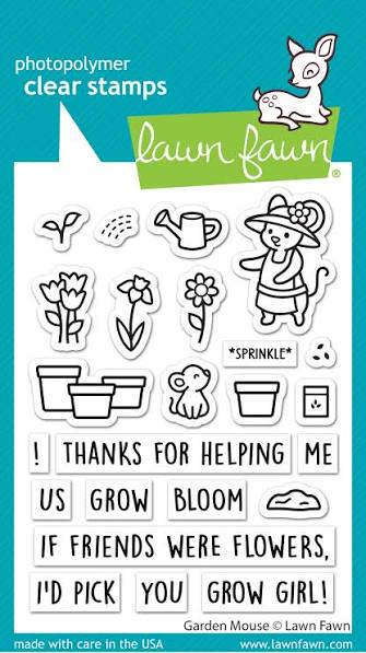 LF GARDEN MOUSE STAMP SET