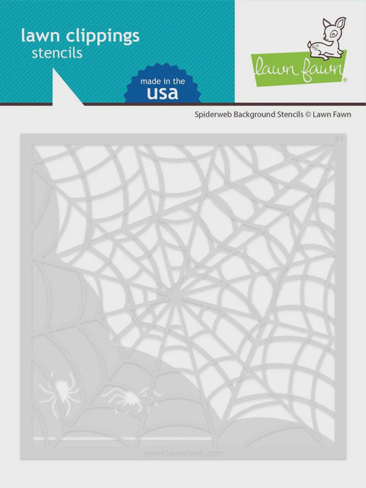 LF SPIDERWEB BACKGROUND STENCILS