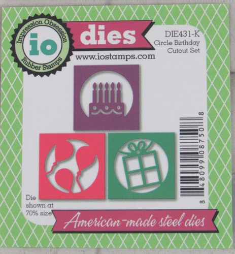 IO DIE CIRCLE BIRTHDAY CUTOUT SET