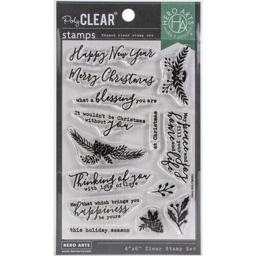 H A CLEAR HOLIDAY BLESSINGS STAMP SET