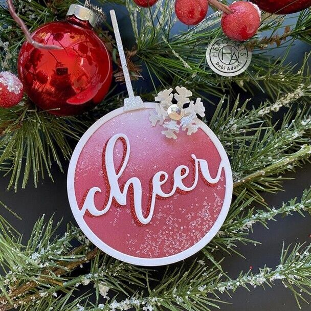 H A CHEER ORNAMENT FANCY DIE SET