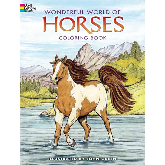 HORSES COLORING BOOK