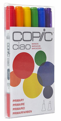 CIAO PRIMARY 6 PC MARKER SET