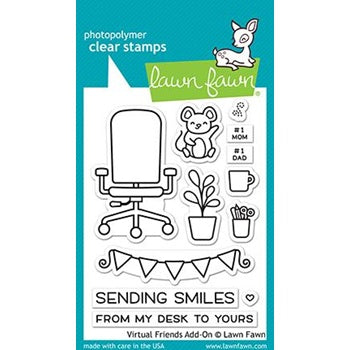 LF VIRTUAL FRIENDS ADD-ON CLEAR STAMP SET