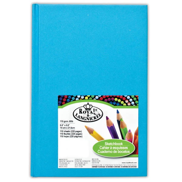 ROYAL SKETCH BOOK 5.5 X8.5 BLUE