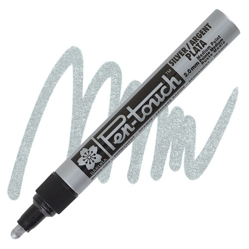 PEN TOUCH SILVER MED 2.0MM PAINT MARKER