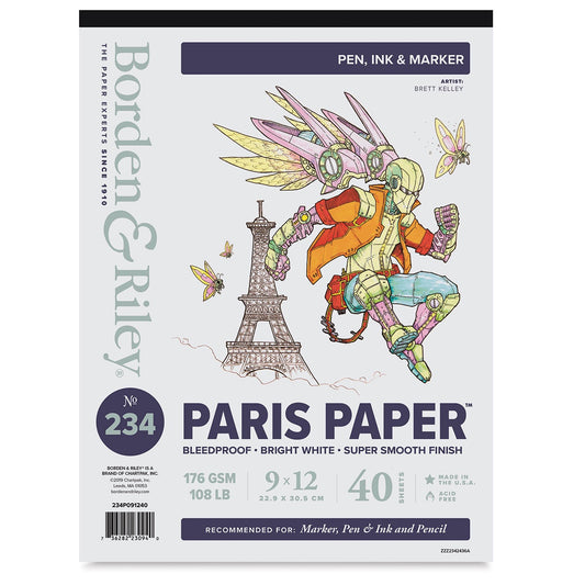 PARIS BLEEDPROOF PAPER 9X12