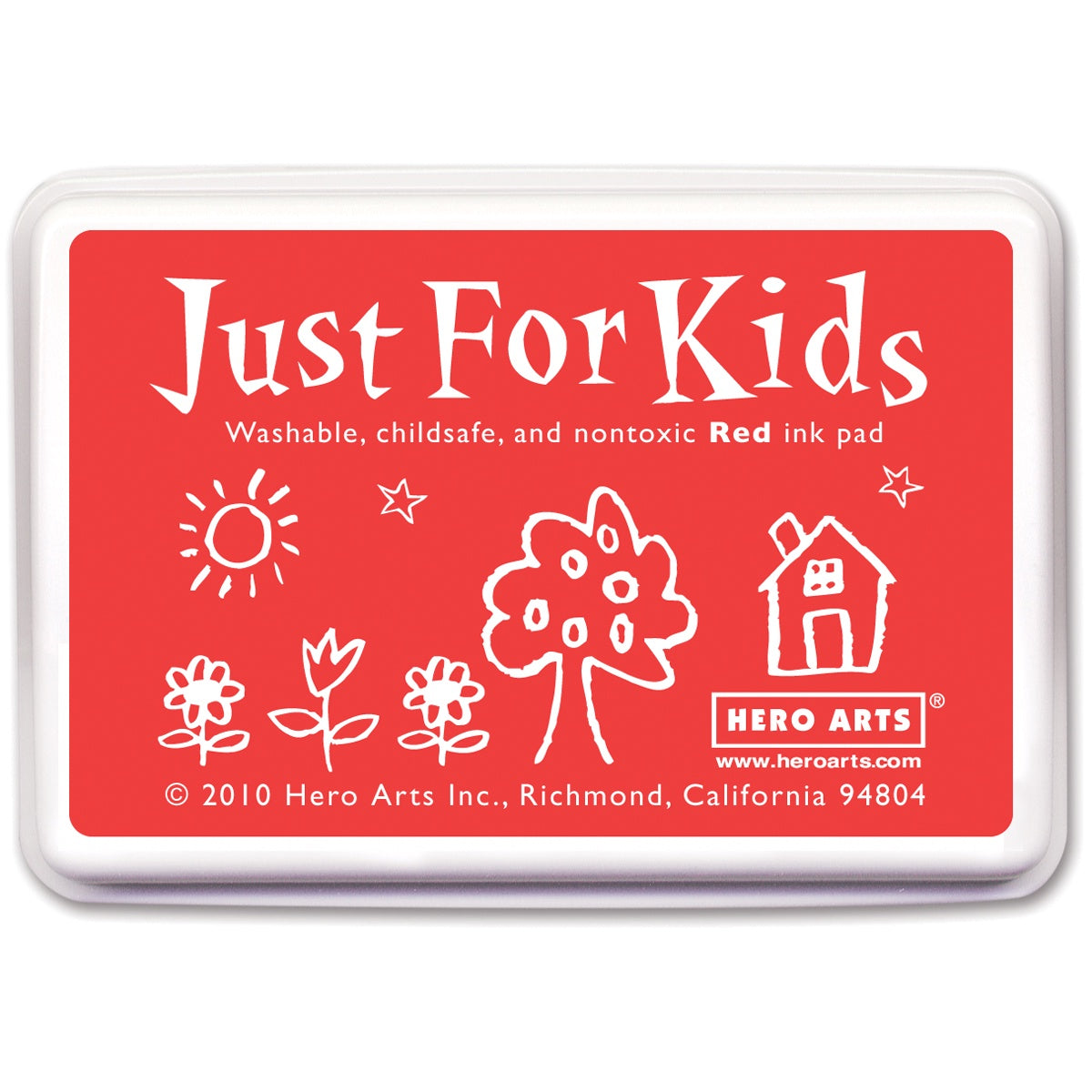 H A JUST FOR KIDS INK PAD WASHABLE RED