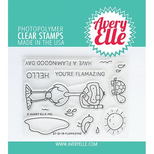AE CLEAR FLAMAZING STAMP SET