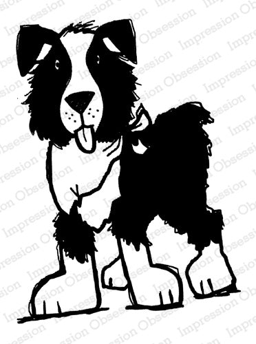 IO STANDING DOG CLING STAMP