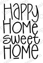 IO HOME SWEET HOME WOOD STAMP