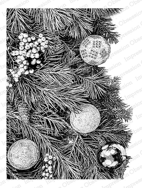 IO PIXEL CHRISTMAS TREE CLING STAMP