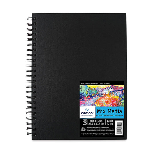 CANSON MIXED MEDIA ART BOOK 9X12"