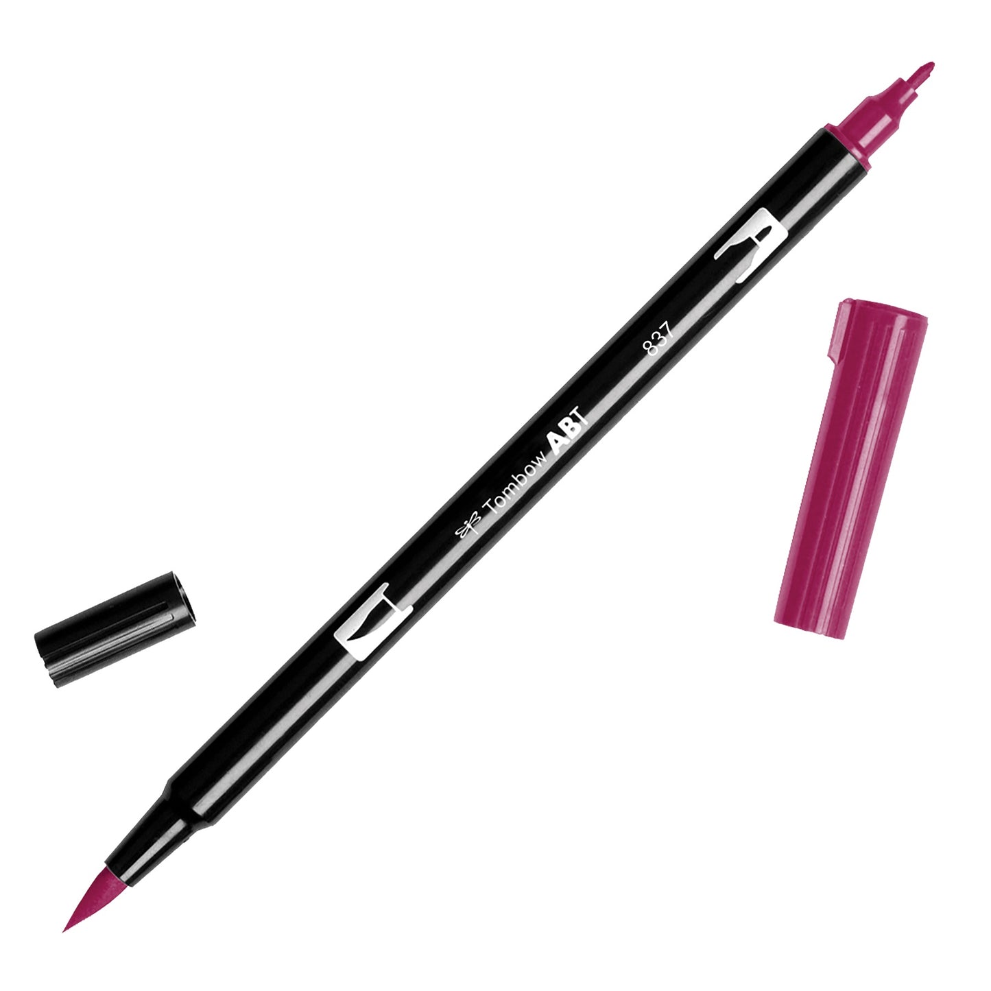 TOMBOW 837 WINE RED DUAL BRUSH MARKER