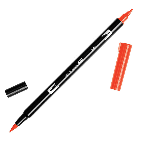 TOMBOW 885 WARM RED DUAL BRUSH MARKER