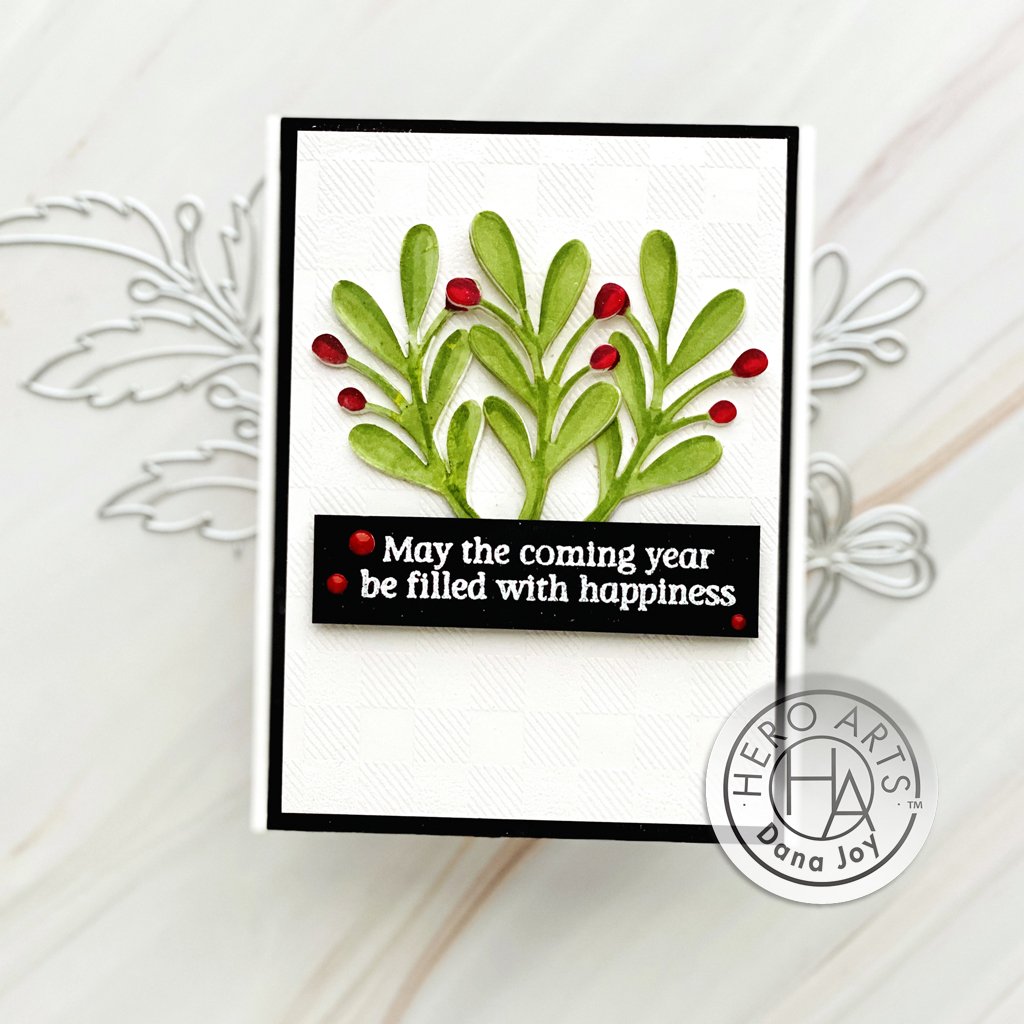 H A HOLLY BERRIES STAMP & CUT XL