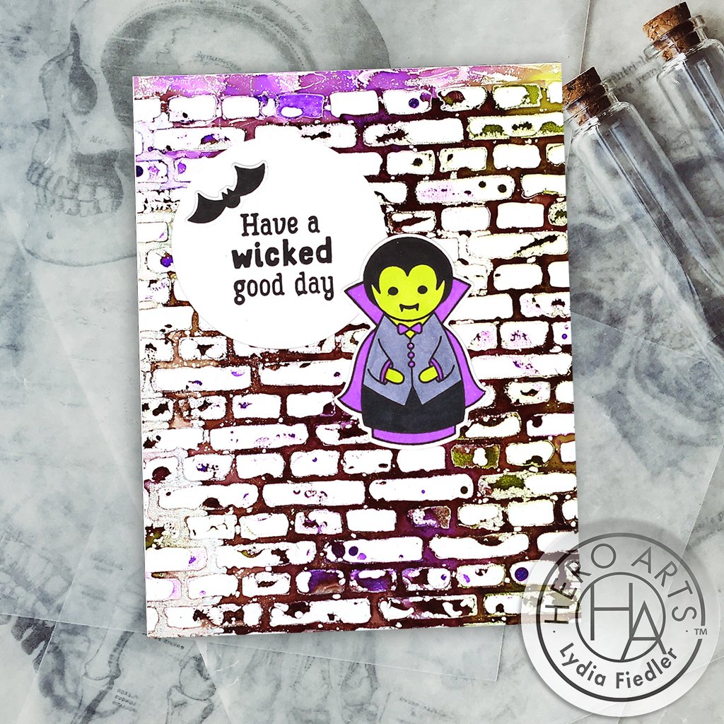 H A BRICK WALL STENCIL
