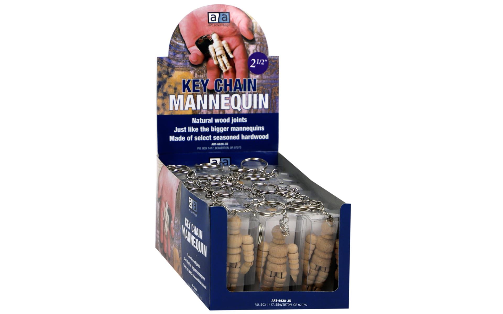 ART AD MANNEQUIN KEY CHAIN