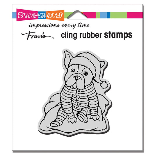 STA CLING PAJAMA PUP STAMP