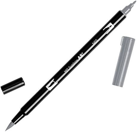 TOMBOW COOL GRAY 5 (N65) DUAL BRUSH MARKER