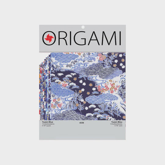 ORIGAMI YUZEN BLUE 6" 10 SHEETS