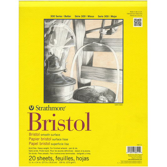 STRATH SMOOTH BRISTOL PAD 11X14