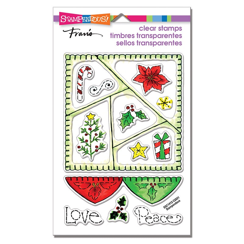 STA CLEAR PEACE QUILT STAMP SET
