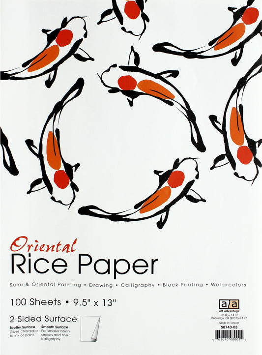 ART AD RICE PAPER 100PC 9.5X13