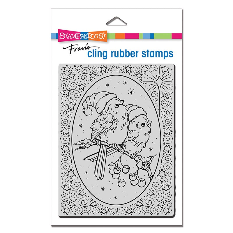 STA CLING HEAVENLY BIRDS STAMP