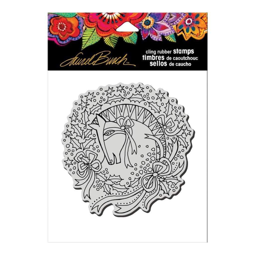 STA CLING WREATH MARE STAMP
