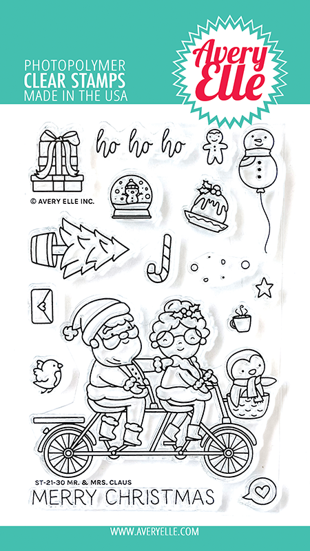 AE MR AND MRS CLAUS CLEAR STAMP SET