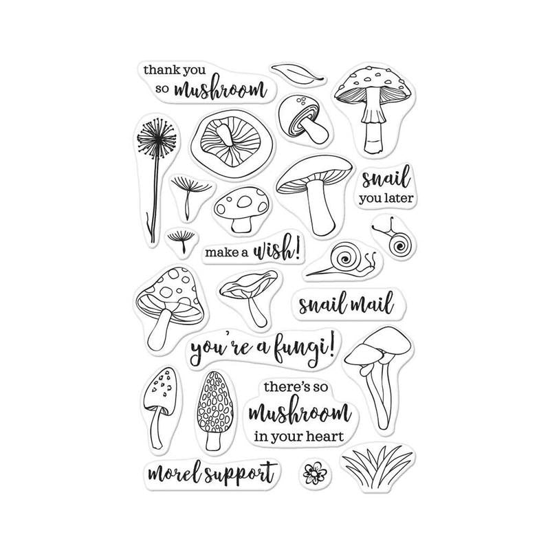 H A CLEAR YOU'RE A FUNGI STAMP SET