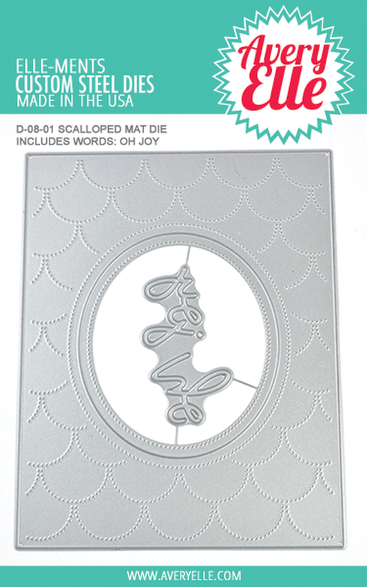 AE DIE SCALLOPED MAT