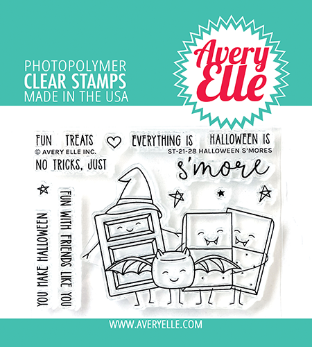 AE HALLOWEEN S'MORES CLEAR STAMP SET