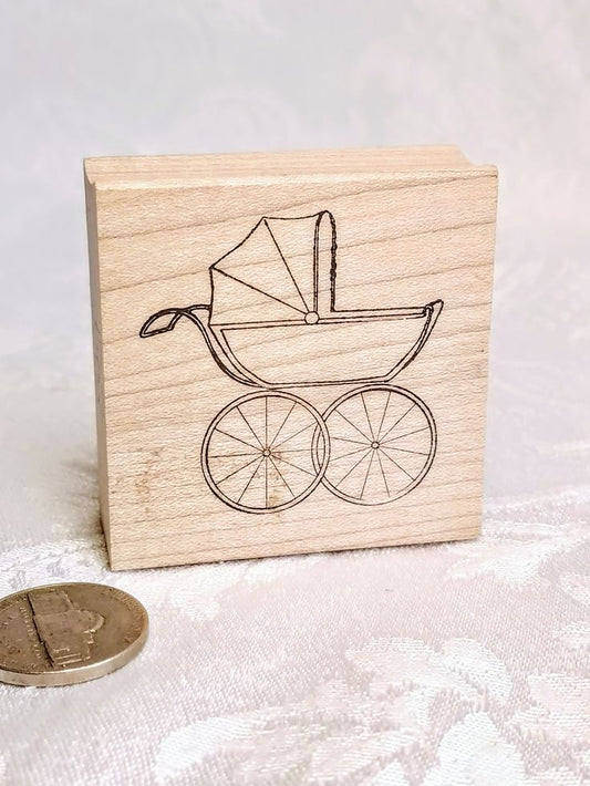 MB BABY WOOD CARRIAGE