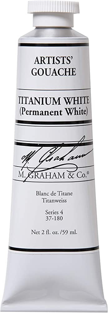 GRAHAM GOUACHE TITANIUM WHITE 59 ML