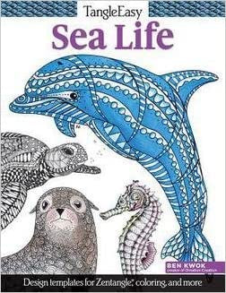 SEA LIFE ZENTANGLE COLORING BOOK