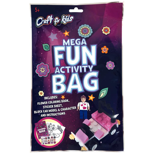 MEGA FUN ACTIVITY BAG PINK
