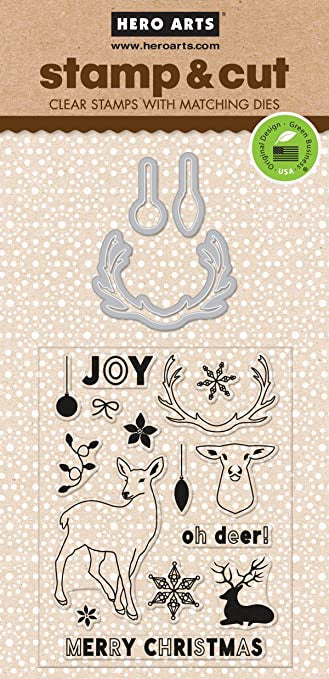 H A ANTLERS STAMP & CUT