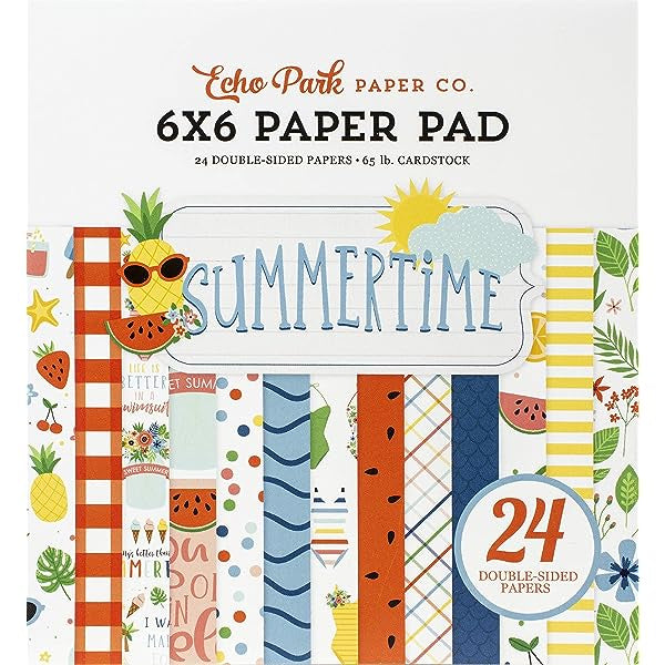 EP SUMMERTIME PAPER PAD 6 X 6