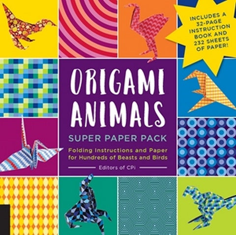 ORIGAMI ANIMALS SUPER PAPER PACK
