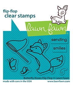 LF CLEAR BUTTERFLY KISSES FLIP-FLOP STAMP SET