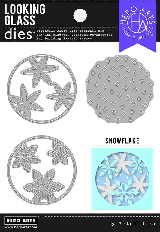 H A LOOKING GLASS SNOWFLAKE DIE SET