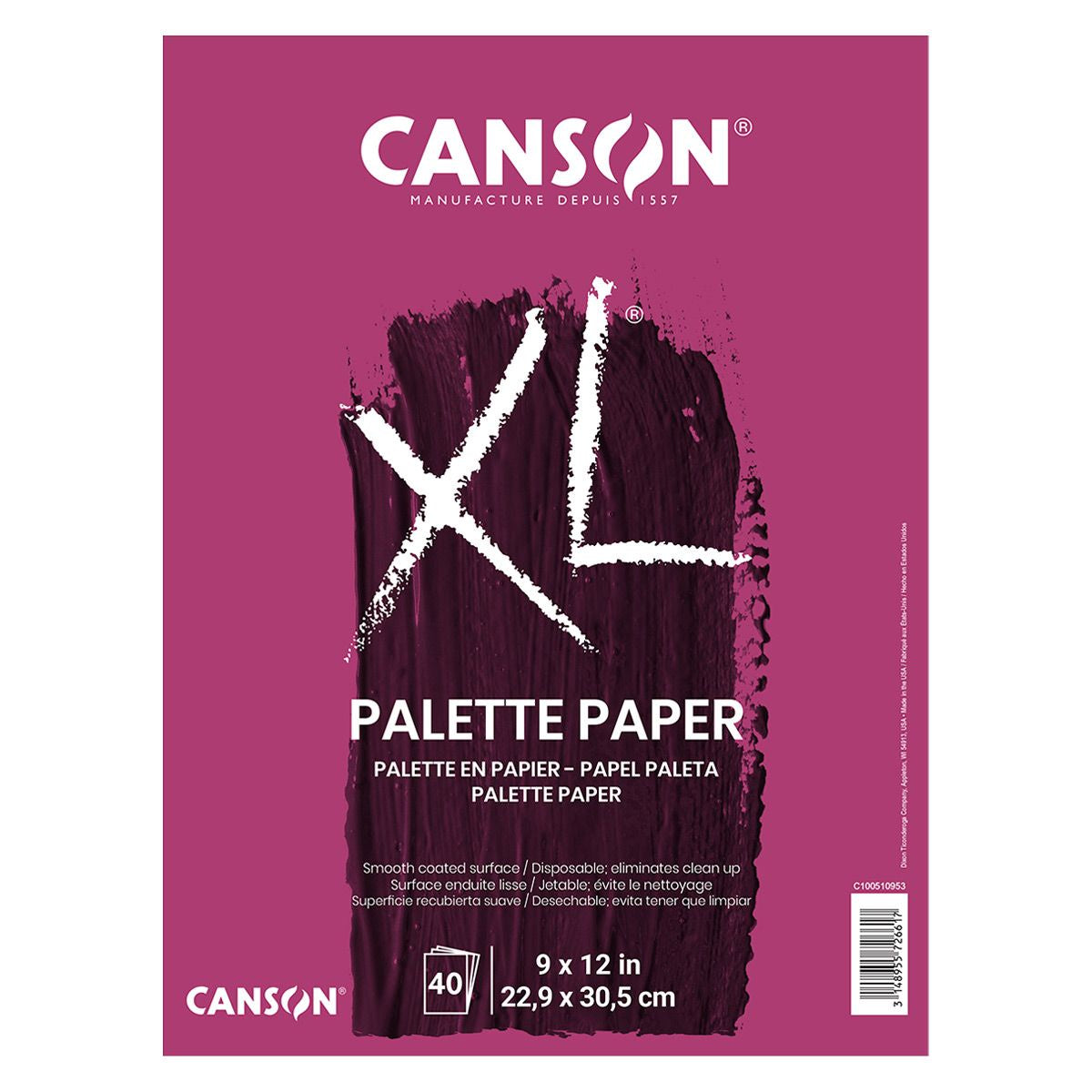 CANSON XL PALETTE PAPER 9X12