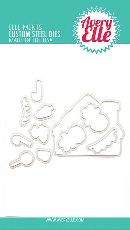 AE GINGERBREAD KISSES DIE CUTS SET