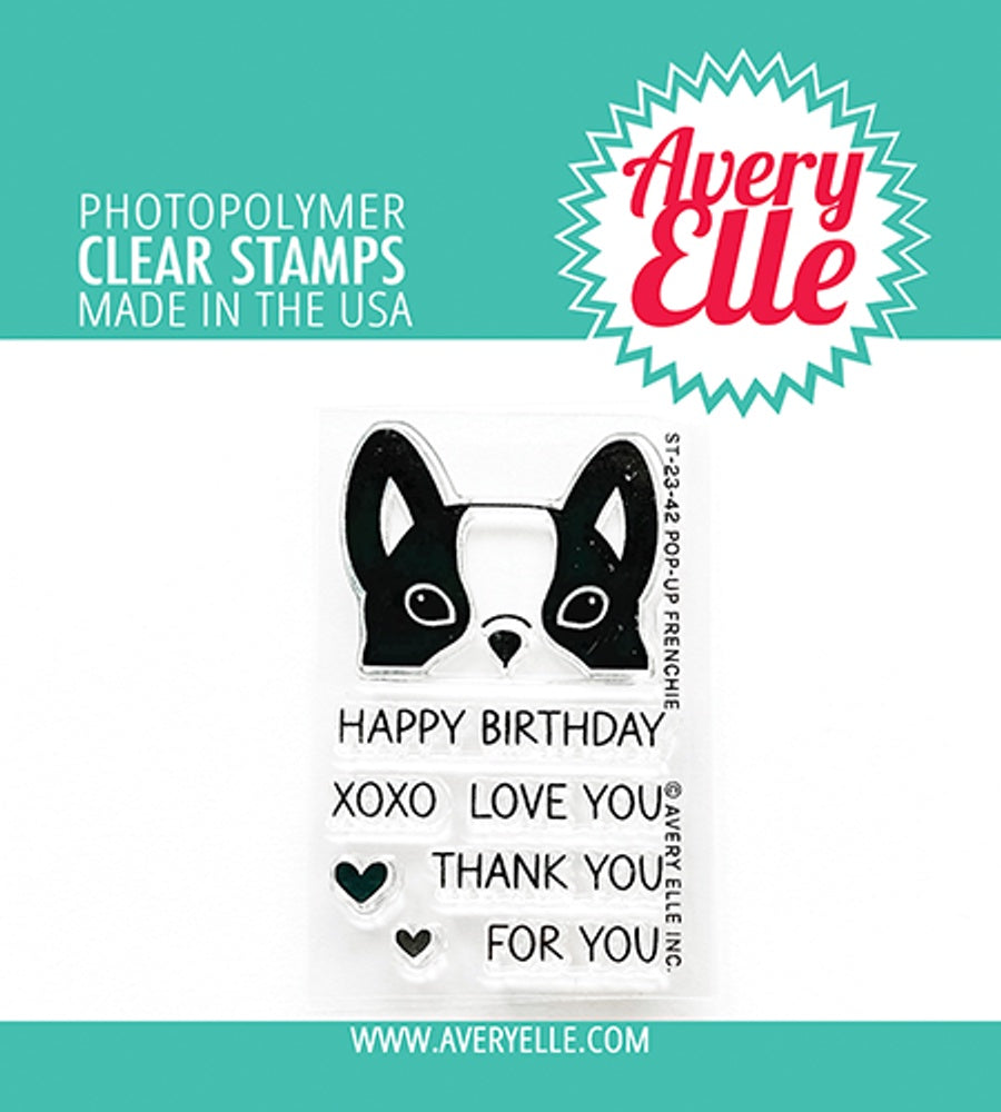 AE POP-UP FRENCHIE CLEAR STAMP SET