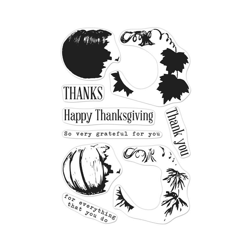 H A COLOR LAYERING PUMPKIN CLEAR STAMP SET