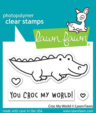 LF CROC MY WORLD CLEAR STAMP SET